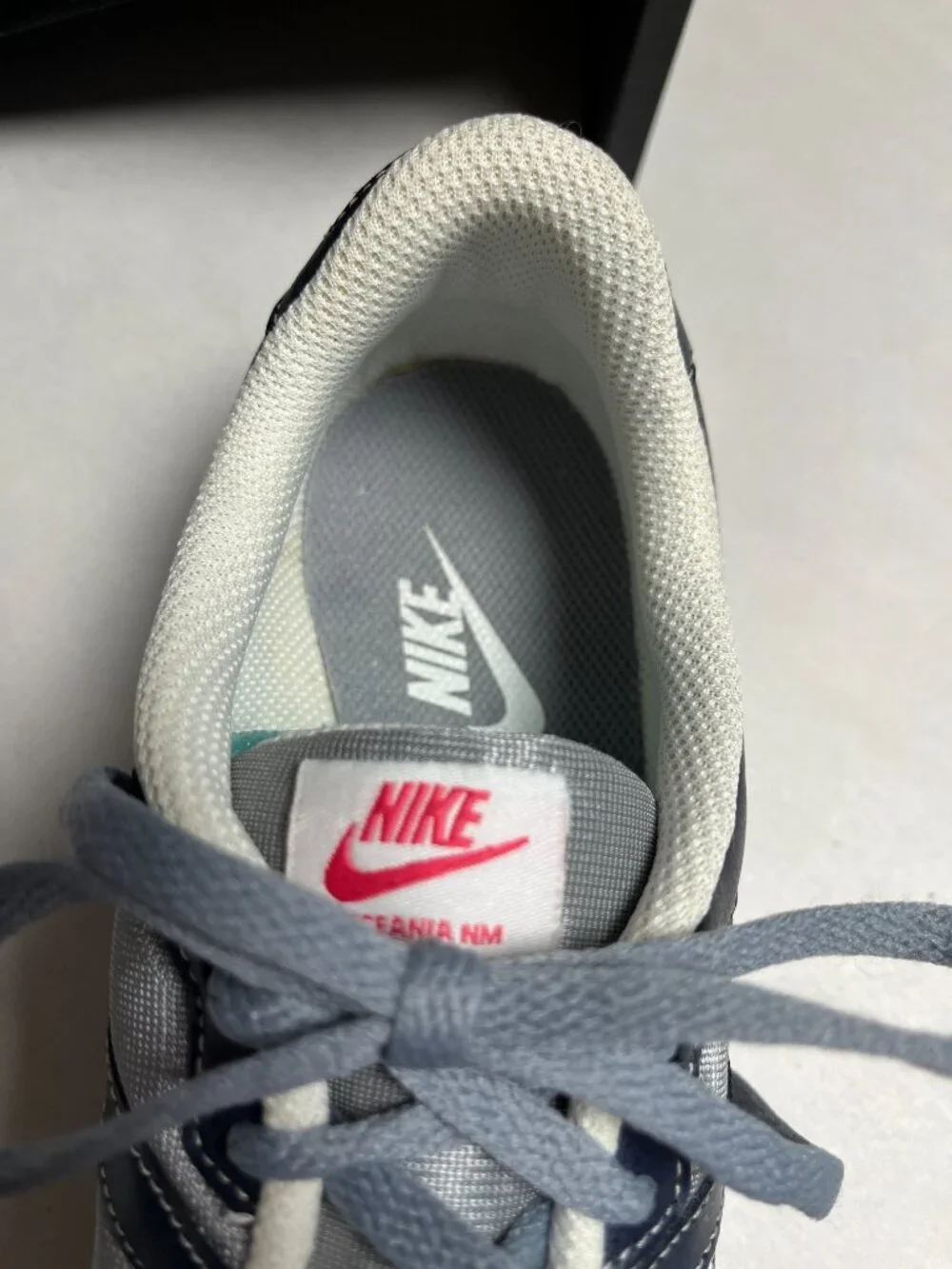 Nike Oceania NM Sneakers Blue Gray White Size 9